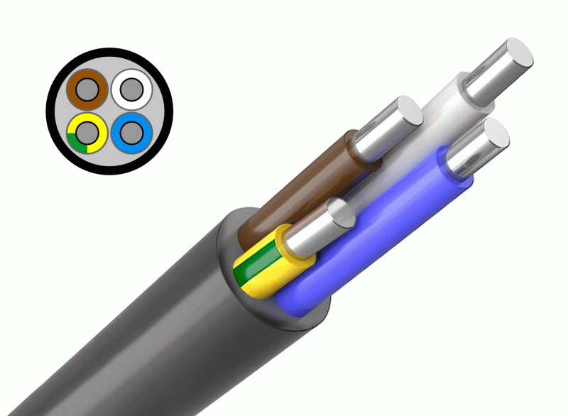 Кабель АВВГ 4*2,5 ГОСТ