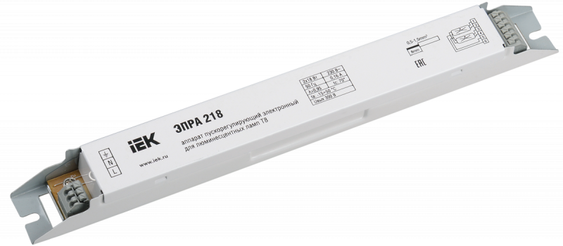 ЭПРА ЛЛ 2*18 встраиваемый LLV218D-EBFL-2-18 ИЭК