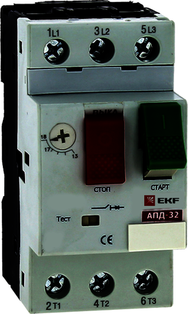Автомат защиты двигателя АПД-32 6-10А EKF apd2-6-10