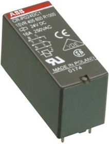 Реле 2 переключ. 24VDC, 8A/ 250VAC\ABB CR-P024DC2 24B DC 2ПК (8A)