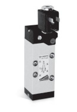 Пневмораспределитель 4V230E-08 DC24 - 5/3, с Элм. - Элм., G1/4", 24VDC