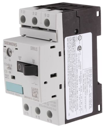 Автомат защиты двигателя SIEMENS 3RV1011-1СA10