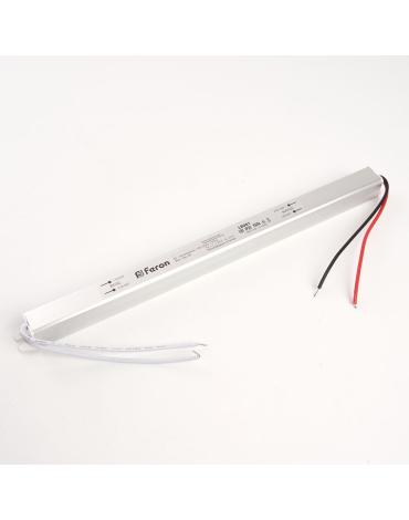Драйвер светодиодный LED 18w 12v ультратонкий LB001 FERON 48010