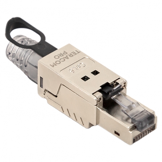 Коннектор TERACOM PRO полевой RJ-45 (8P8C) экр. STP TRP-PLUG-6ASTP-FST