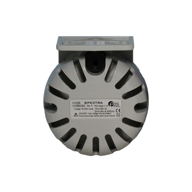 Оповещатель звуковой сирена 40-260V AC/DC, 100 dB, IP65 Spectra H100B230G