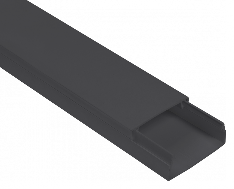 Кабель-канал 40*25 ЭЛЕКОР черный ИЭК EL-KK10-040-025-1-K02