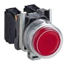 Кнопка 22 мм красная с возвратом IP66 SCHNEIDER ELECTRIC XB4BA42