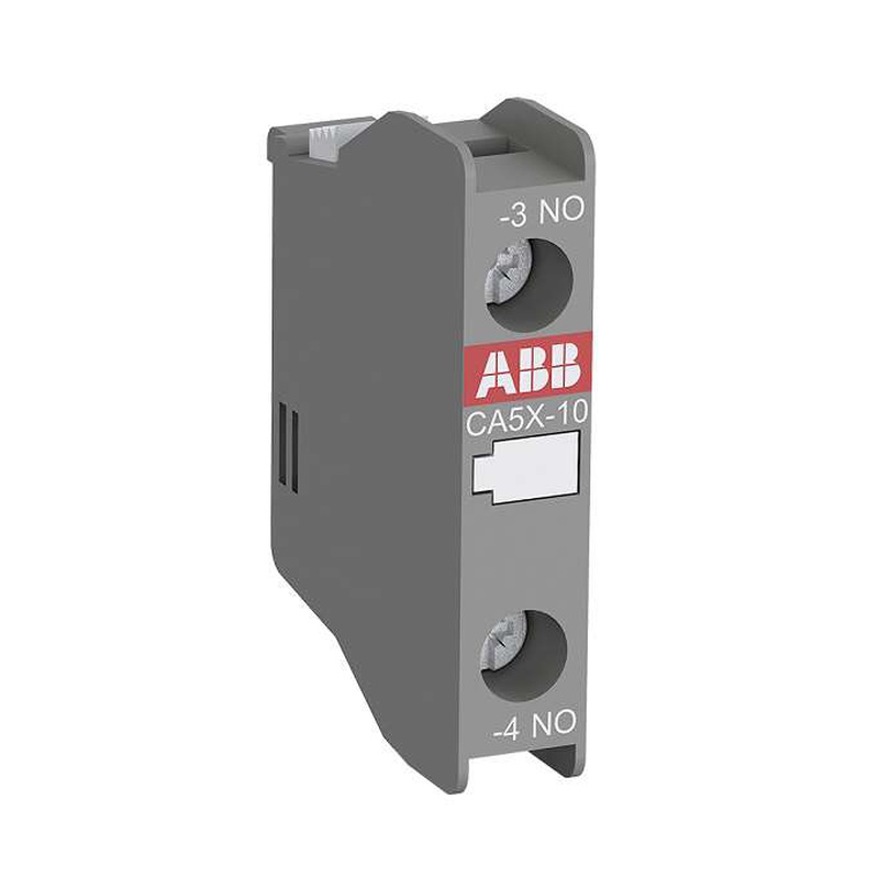 Блок контактный дополнительный CA5X-10 (1НО) фронтальный для контакторов AX06…AX80 и реле NX ABB