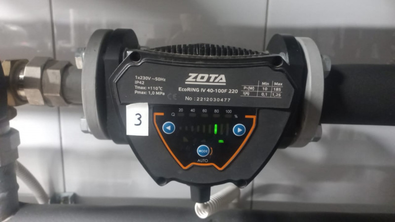 Насос циркуляционный EcoRING IV 40/100F 220, 40 Вт,DN 40, 220 В, ZOTA ZR3631046403