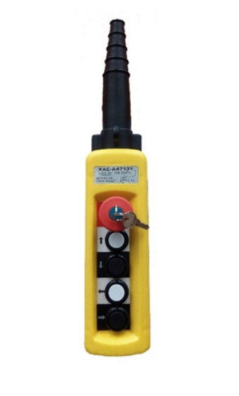 Пост кнопочный XAC A4713Y, 1 скорость 4 кнопки, 380В IP65
