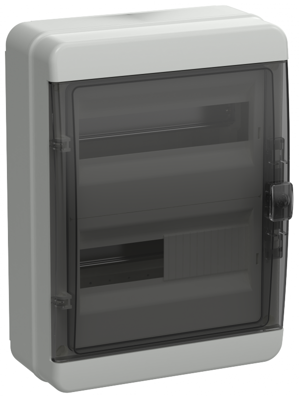 Бокс КМПн-24 TEKFOR IP65 черн. прозр. дверь пластик. ИЭК TF5-KP72-N-24-65-K03-K02