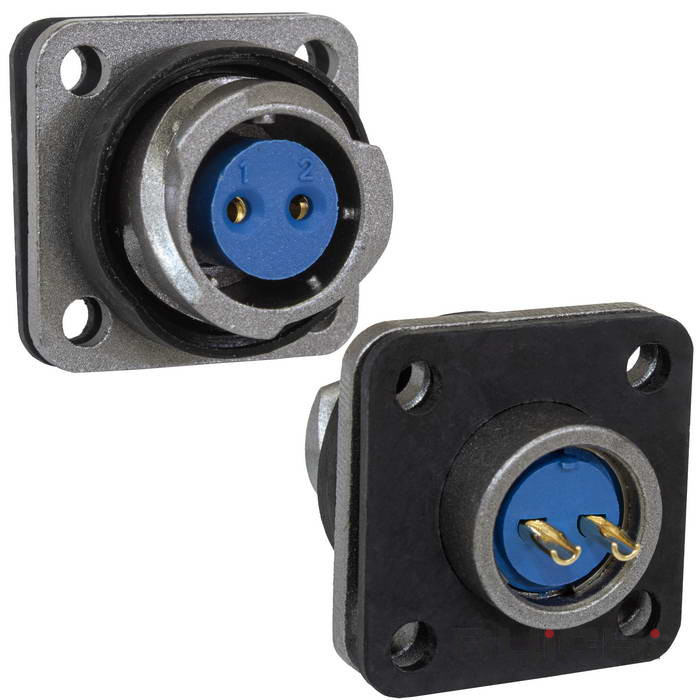 Разъём быстроразъемный RUICHI FQ18-2pin ZK, 126216