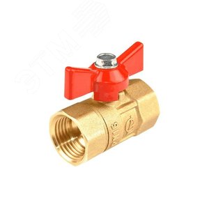 Кран шаровой ГАЛЛОП 1" Ду25 Ру16 стандартнопроходной, латунь