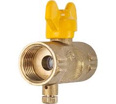 Кран шаровый 11б27пМ.01 Pу16 Ду15 G1/2xM газовый для манометра с краном 4687206850507