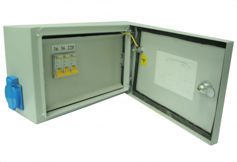 Трансформатор ЯТП 0,25 220/36 (3 авт. выкл) IP54 Кострома