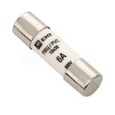Предохранитель 10*38 6А ПВЦ EKF pvc-10x38-6