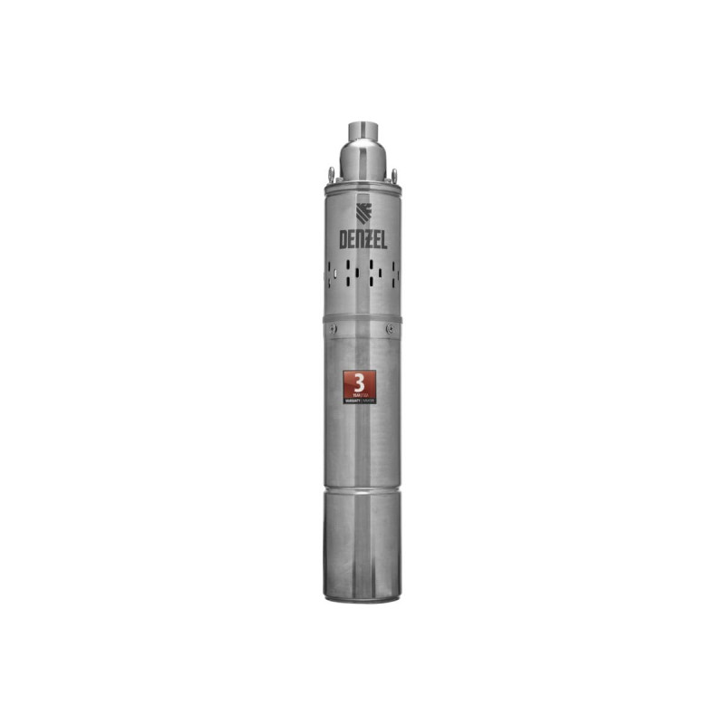 Насос скважинный WS-4-100 центробежный, диаметр 4" 800 Вт, 1700 л/ч, напор 100м 220В Denzel