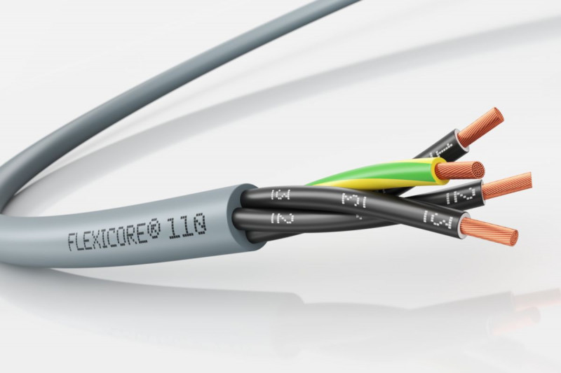 Кабель контрольный FLEXICORE 110 4G2.5, гибкий, цифровая маркировка, ПВХ, серый / 3120001143