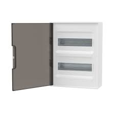 Щит ЩРн-П-24 FRAME бел с тон. дв. с 4шинами PEN на 6 и 8 отверстий F24W1WD