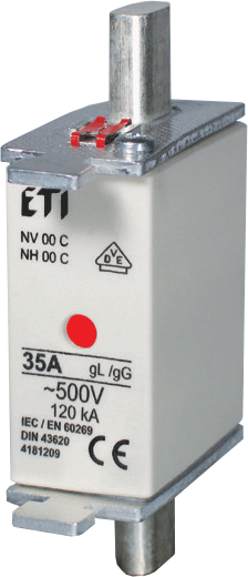 Предохранитель NH-000/gG 35A 500В KOMBI ETI 4181209