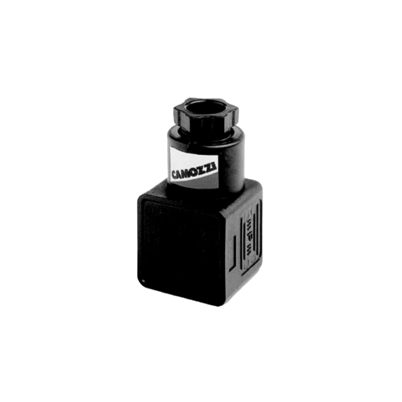 Разъём соленоида CAMOZZI 124-701 с LED 24 DС